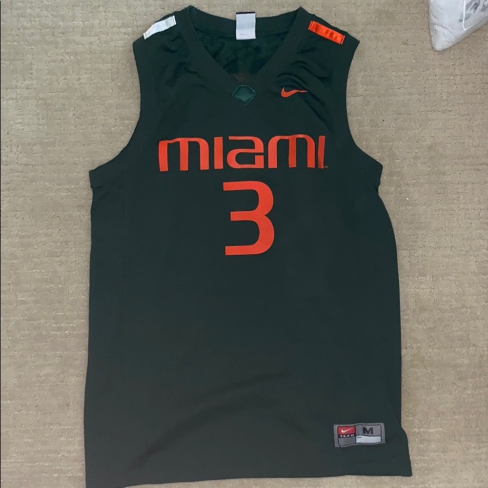 Miami Hurricanes #3 Basketball Jersey